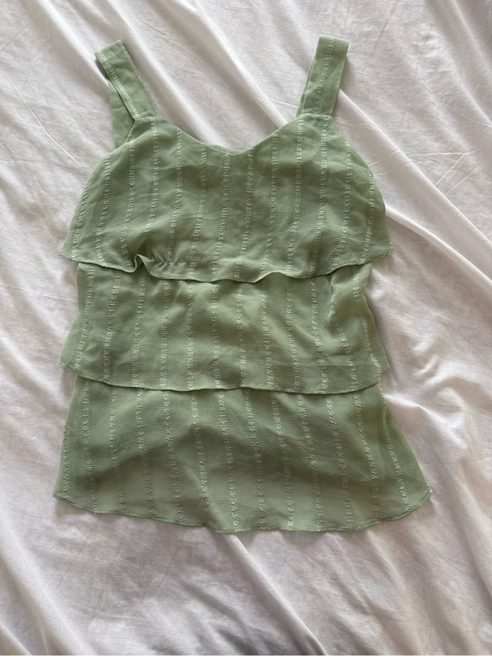 Ricki's Sage Green Tiered Camisole